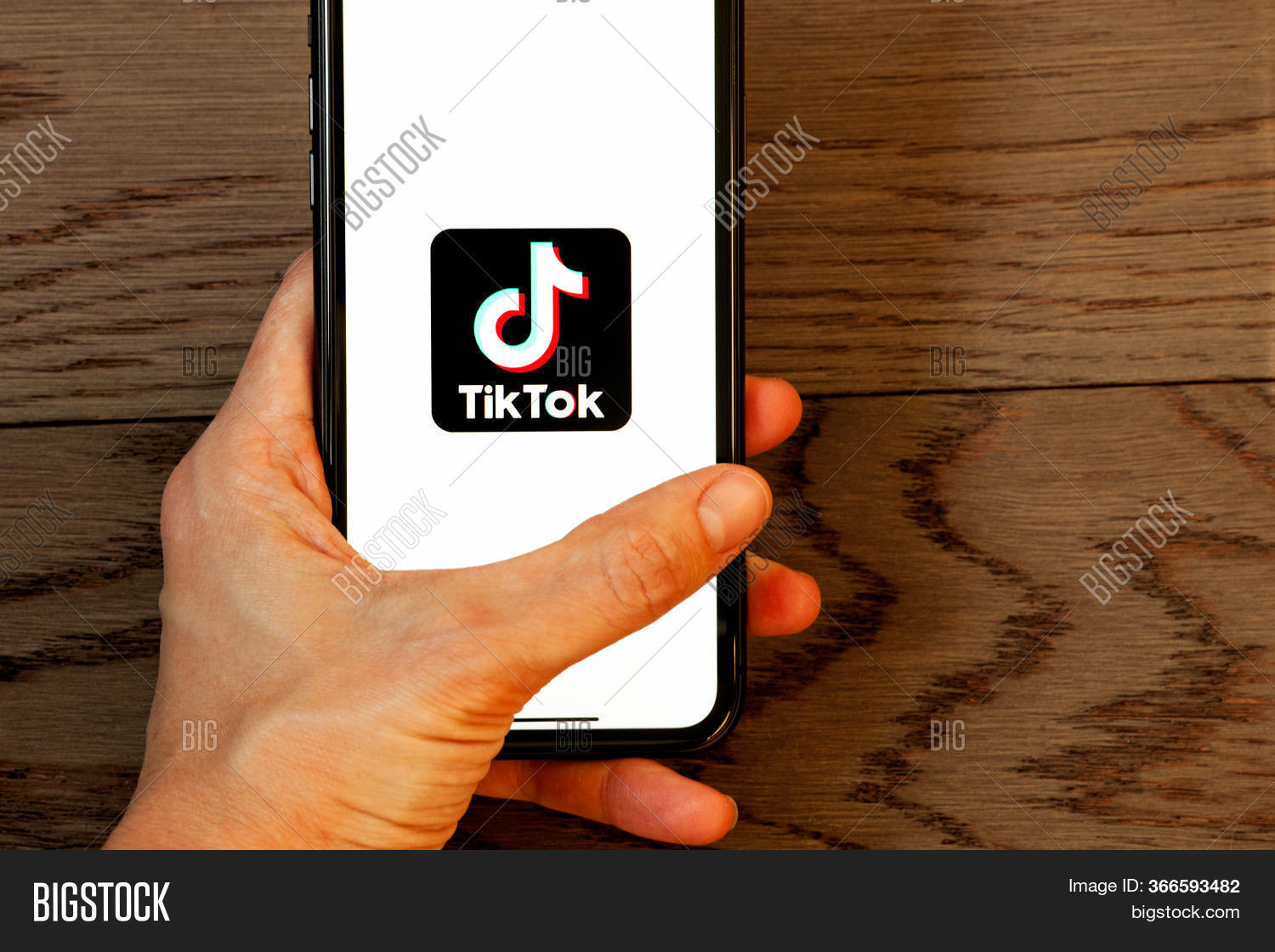 Tiktok Application Image Photo Free Trial Bigstock