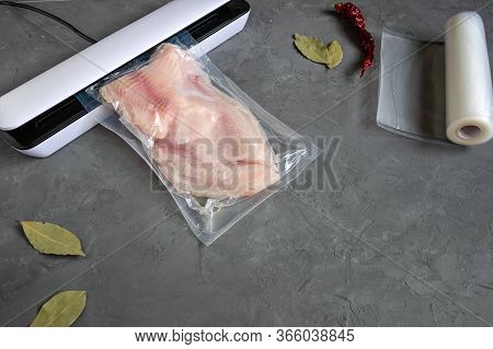 Vacuum Fish Packaging For Long-term Storage. The Use Of A Vacuum Sealer For Long-term Storage Of Pro