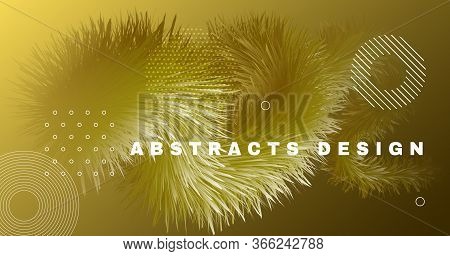 Gold Gradient Background. Flow Vibrant Movement. Graphic Concept. Vector Bright Gradient Background.