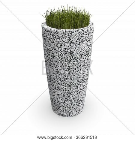 3d Image Of Drinking Garden Fountain Perforated Metal 05