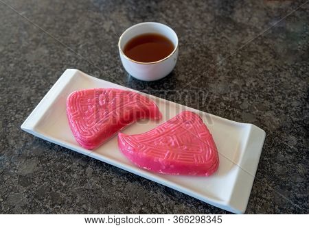 Traditional Chinese Cuisine Food Made Of Steamed Rice Flour Cake Filled With Glutinous Rice, Peanuts