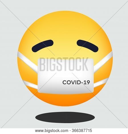 Emoticon Wearing Face Mask Coronavirus Sick Emojis