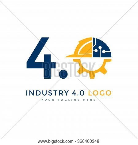 This Logo Is Made For Companies Or Businesses Engaged In The Industry 4.0. But It Can Also Be Used I