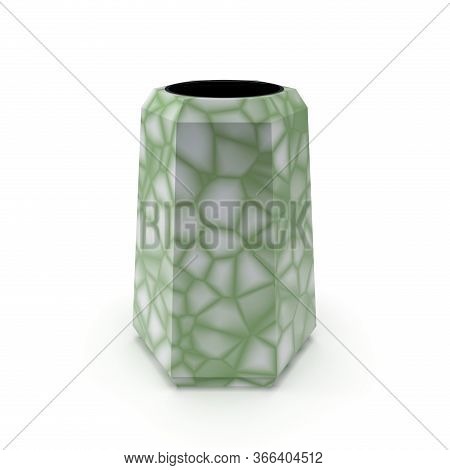 3d Image Urban And Park Urn Praga Green Terrazzo Floor
