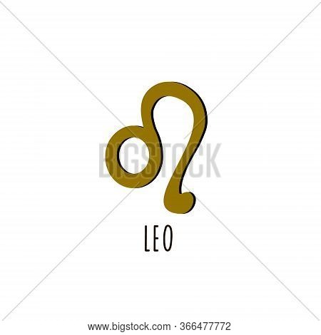 Zodiac Sign Leo. Vector Zodiac Sign Leo Sign.