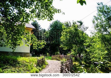 Suceava, Romania - June 21, 2019: Bucovina Village Museum Or National Museum Of Bukovina.