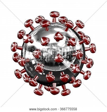 Coronavirus 2019-ncov Novel Coronavirus Concept Resposible For Asian Flu Outbreak And Coronaviruses