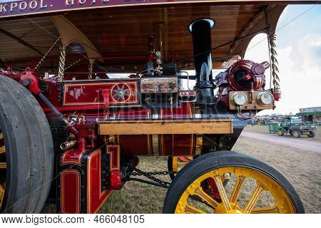 Tarrant Hinton.dorset.united Kingdom.august 25th 2022.a 1910 Foden Showmans Tractione Engine Called 