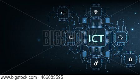 Information And Communication Technology(ict)design.information And Communication Technology On Dark