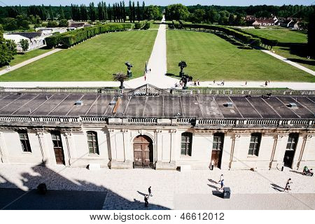 Prato di Chateau De Chambord In Francia