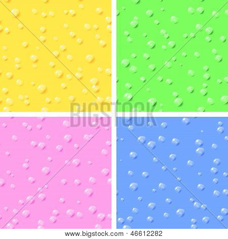 Seamless sfondo con gocce d'acqua