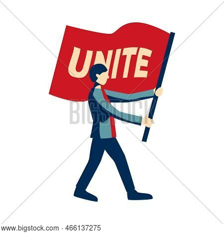 Revolution Composition With Isolated Power Liberty Unity Struggle For Freedom Vintage Style Symbols 