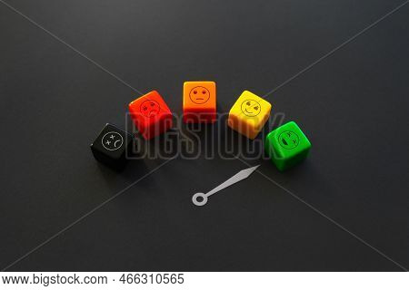 Mood Rating. Counter Arrow. Service Satisfaction. Quality Assessment, Meet Expectations. Measure Joy