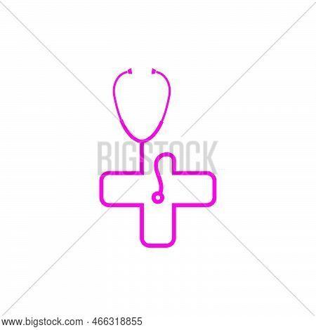 Stethoscope Icon Vector Illustration Design
