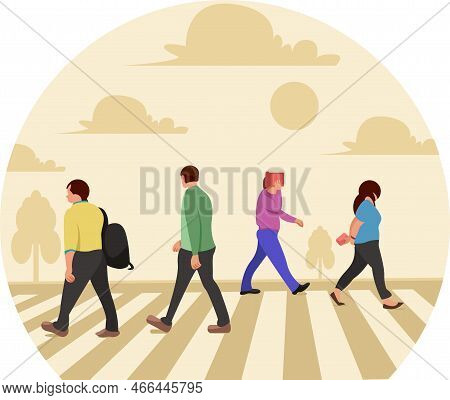 Flat Illustration Design Illustration Flat Design Best People Working In Office City Street Artwork 