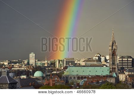 Rainbow over Dublin