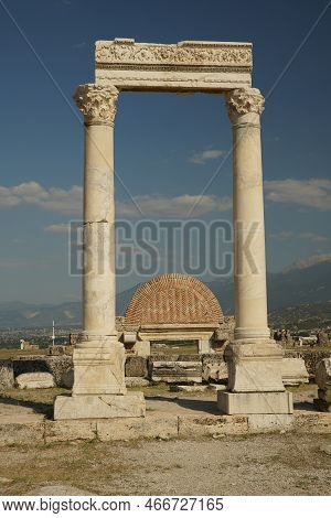 Laodicea On The Lycus Ancient City In Denizli City, Turkiye
