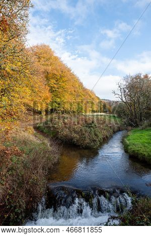 Robbers Bridge In Exmoor National Park