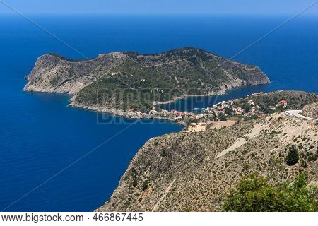 Amazing View Of Coastline Of Kefalonia, Greece
