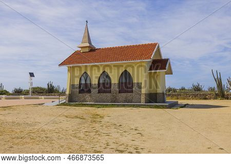 Beautiful View Of Small Catholic Chapel Known As 