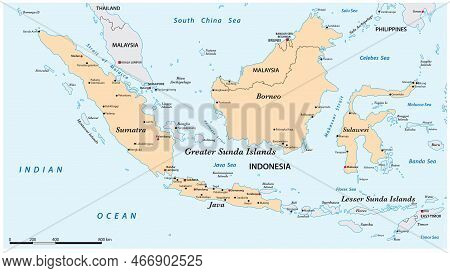 Map Of The Greater Sunda Islands In The Malay Archipelago