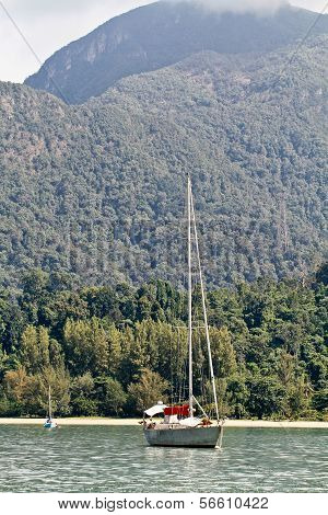 Yatch Anchored