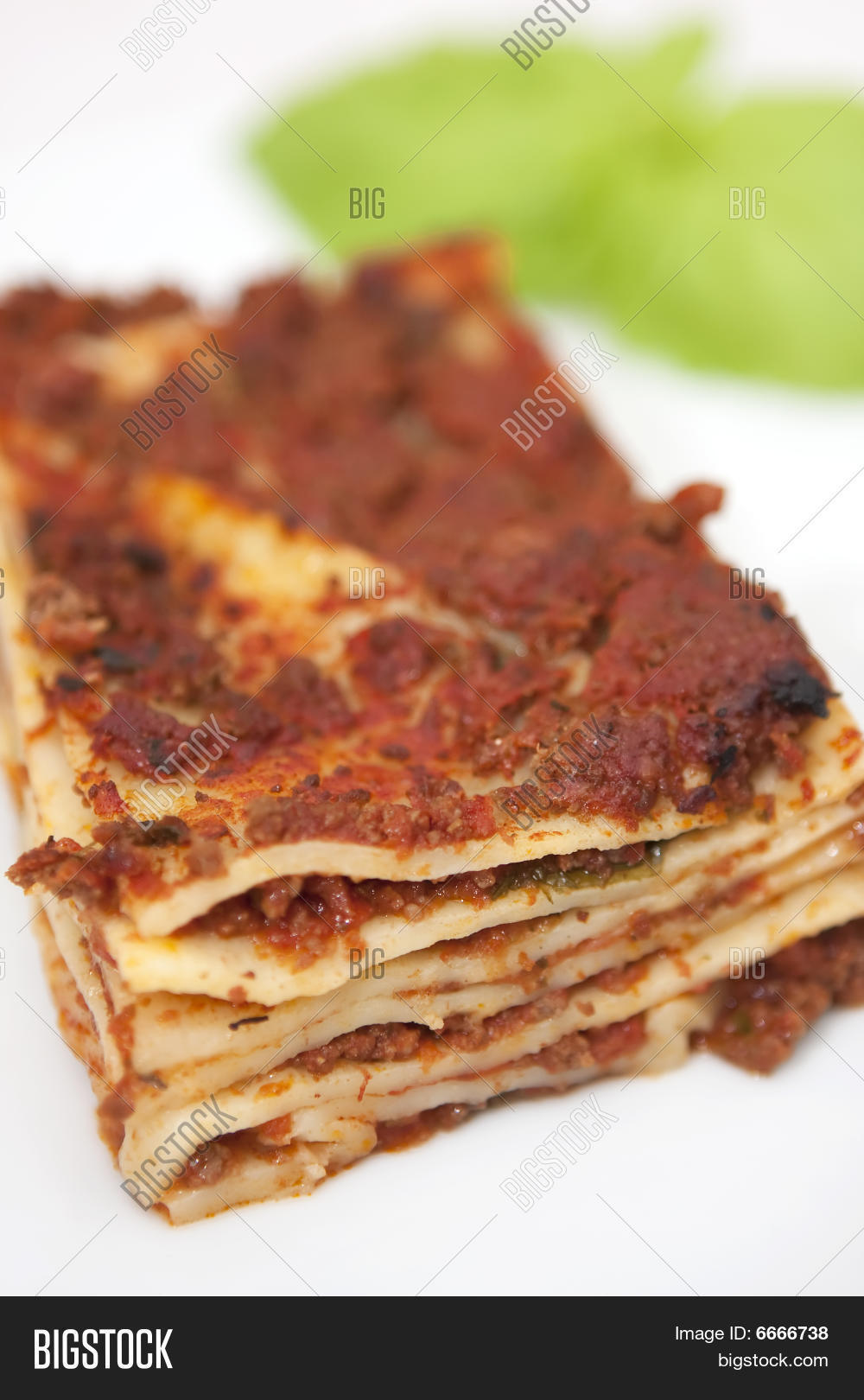 Plate Lasagna Image & Photo (Free Trial) Bigstock