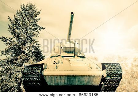 Old Sherman Tank