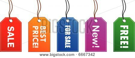 sale tags