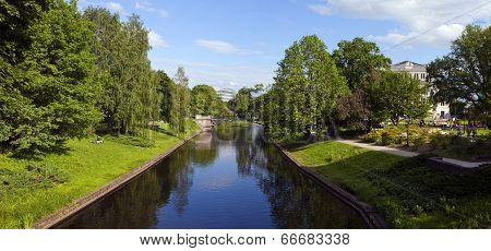 Bastion Hill Park In Riga