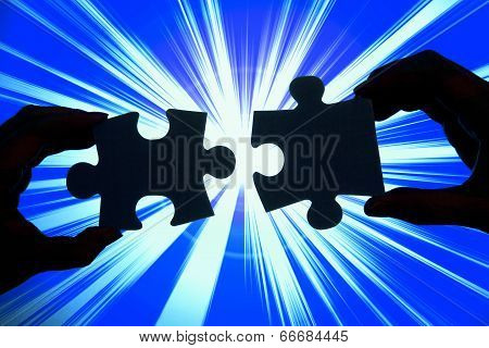 Connecting With Flashing Background