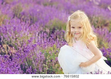 Happy Girl In Field