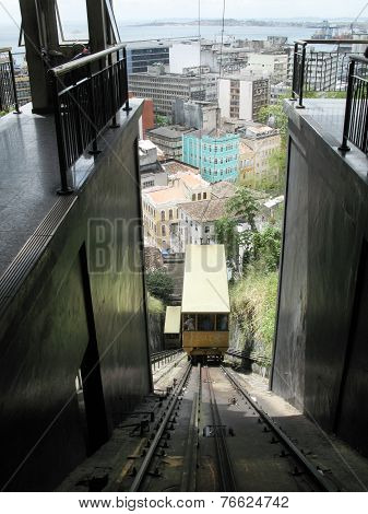 Train Elevator In Salvador Da Bahia. Brazil