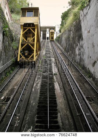Train Elevator In Salvador Da Bahia. Brazil