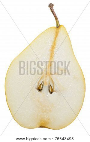 Pear In The Context Of A White Background
