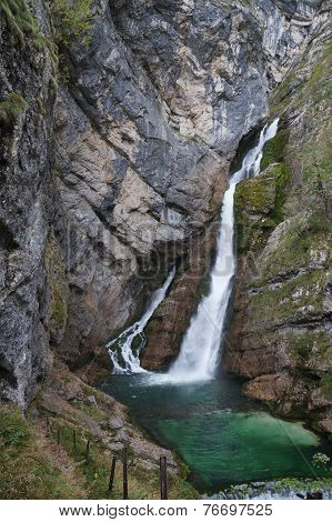 Savica waterfall