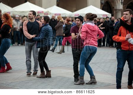 the international Flashmob day of rueda de Casino.