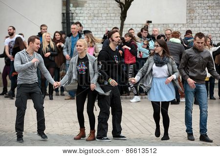 the international Flashmob day of rueda de Casino.