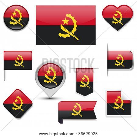 Angola Flag Collection