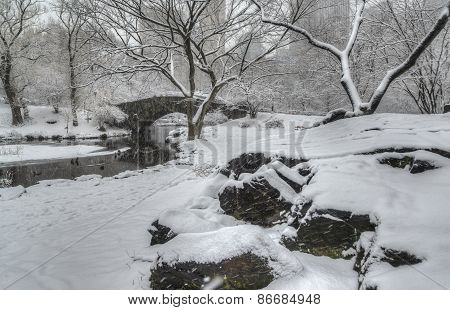 Gapstow Bridge Central Park, New York City