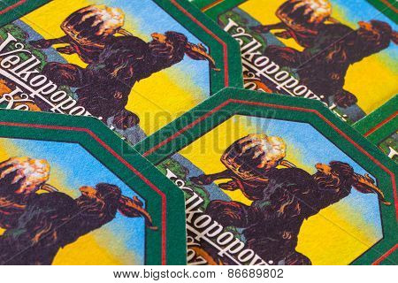 Beermats From Velkopopovický Kozel Beer.
