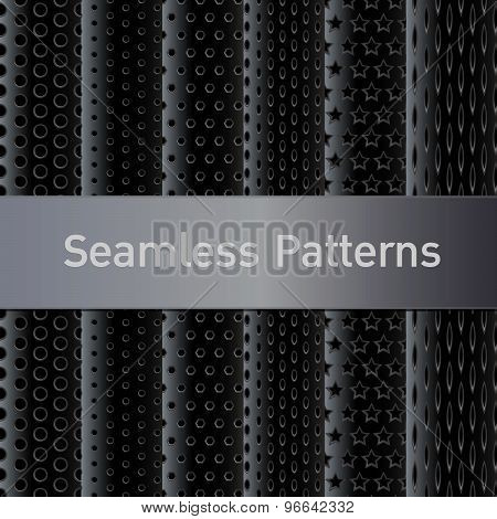 Metal Seamless Patterns..