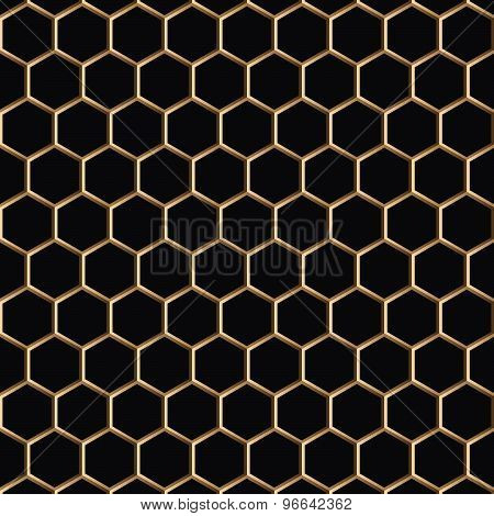 Gold Seamless Pattern Background
