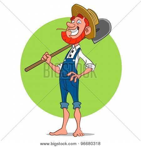 Bearded farmer.