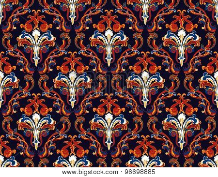 Seamless Damask Pattern