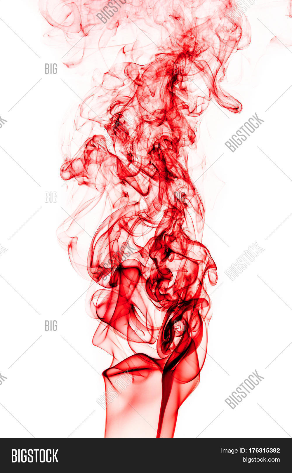 Red Smoke Abstract Image & Photo (Free Trial) Bigstock