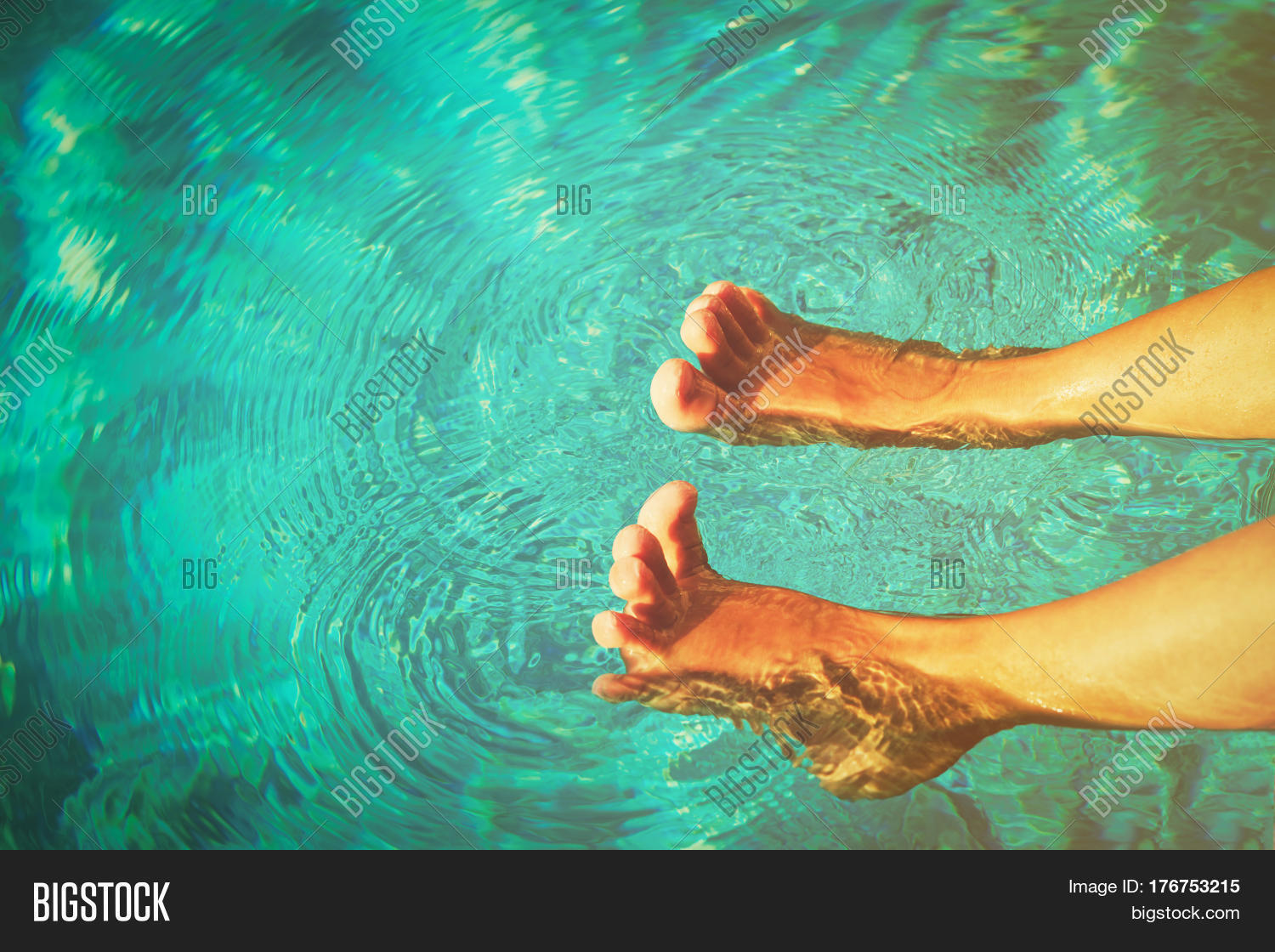 little-boy-foot-pool-image-photo-free-trial-bigstock
