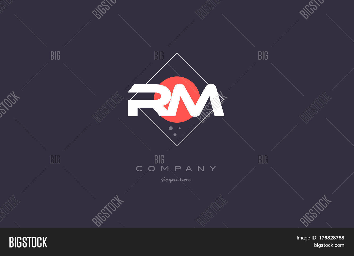 Rm R M Vintage Retro Vector & Photo (Free Trial) | Bigstock