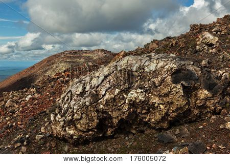 North Breakthrough Great Tolbachik Fissure Eruption 1975, Kamchatka