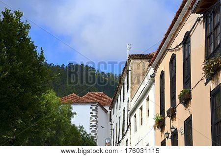 Beautiful view of  Vilaflor village, Tenerife,Canary Islands,Spain.